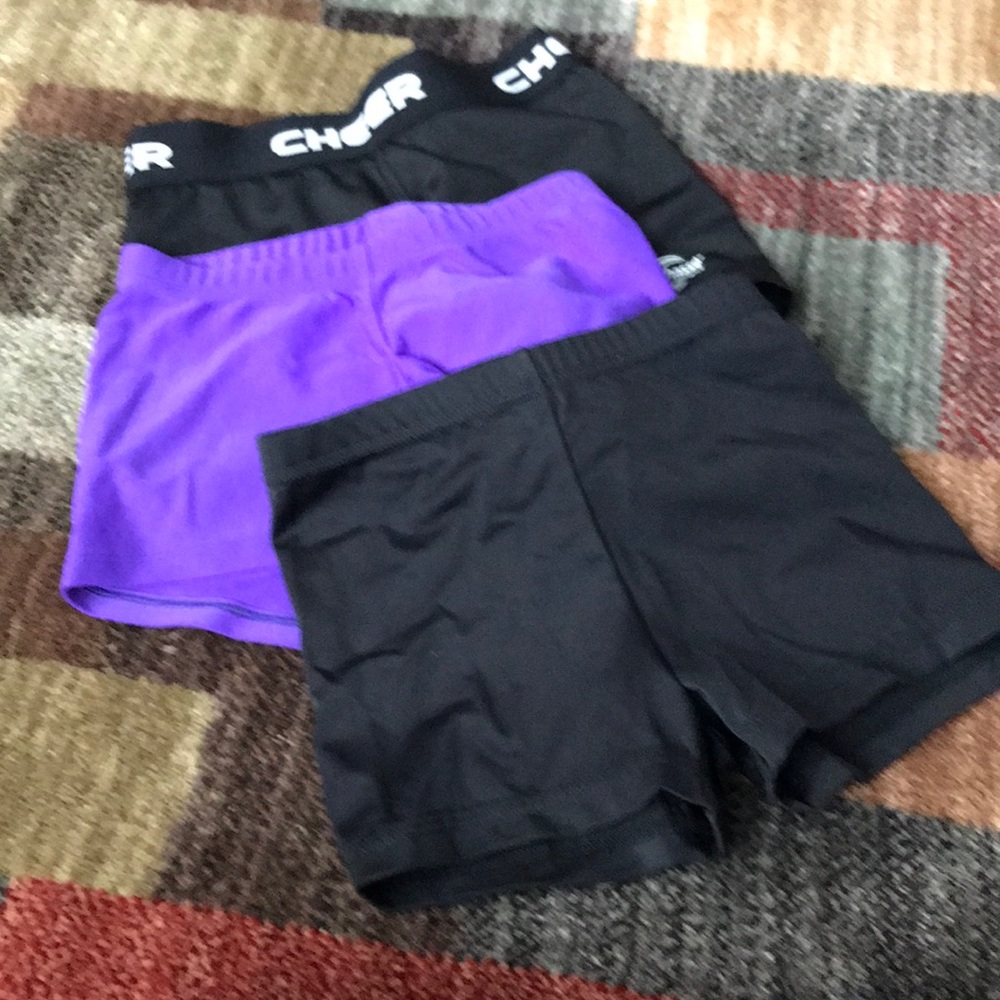 Dance/Cheer short bundle sz Medium